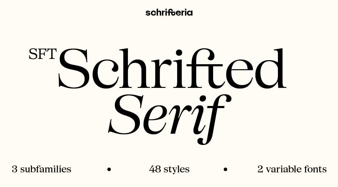 Indigo Design Award: SFT Schrifted Serif