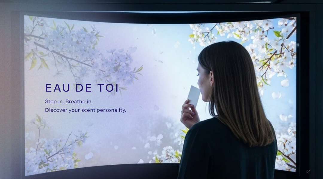 Indigo Design Award: Eau de Toi- A Reimagined Fragrance Shopping Experience