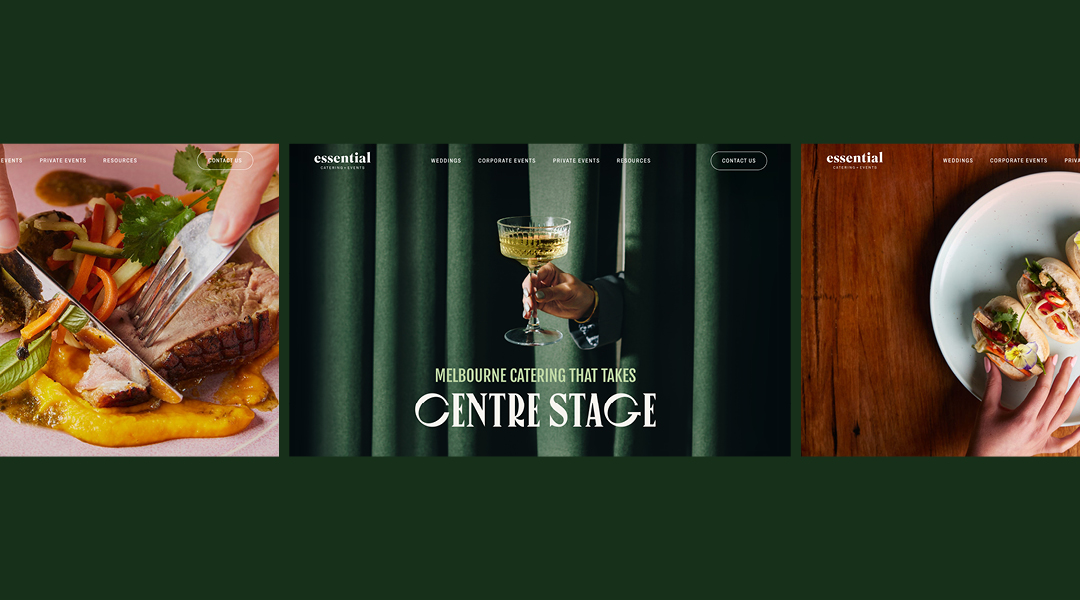 Indigo Design Award: Essential Catering & Events Brand Identity Refresh