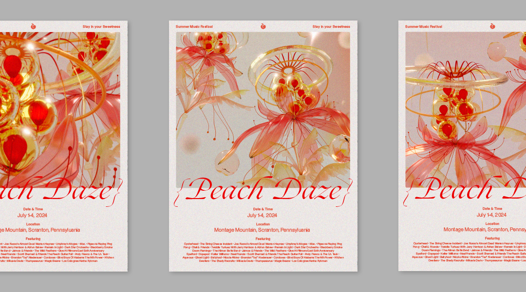 Indigo Design Award: Peach Daze Music Festival Poster Series