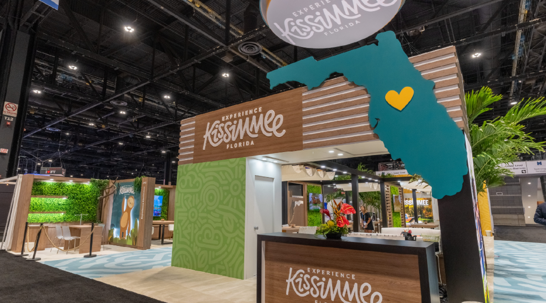 Indigo Design Award: Experience Kissimmee IPW Chicago 2025 - Exhibition Stand