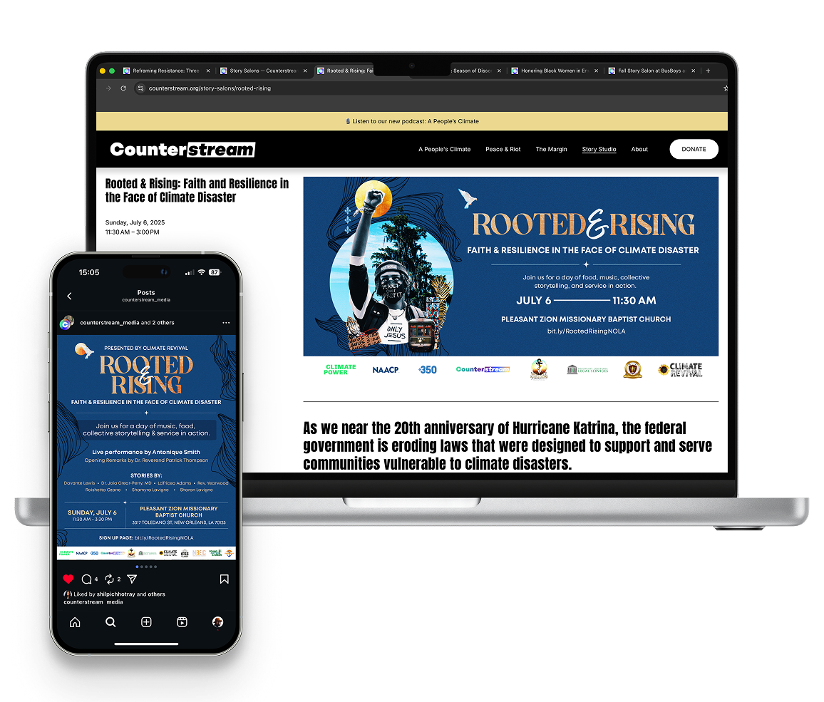 Counterstream Media Story Salons Indigo Award winner 2026