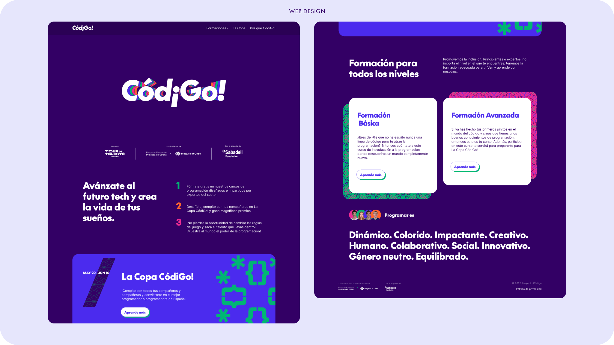 CodiGo! — Branding for a Spanish youth coding campaign Indigo Award ...
