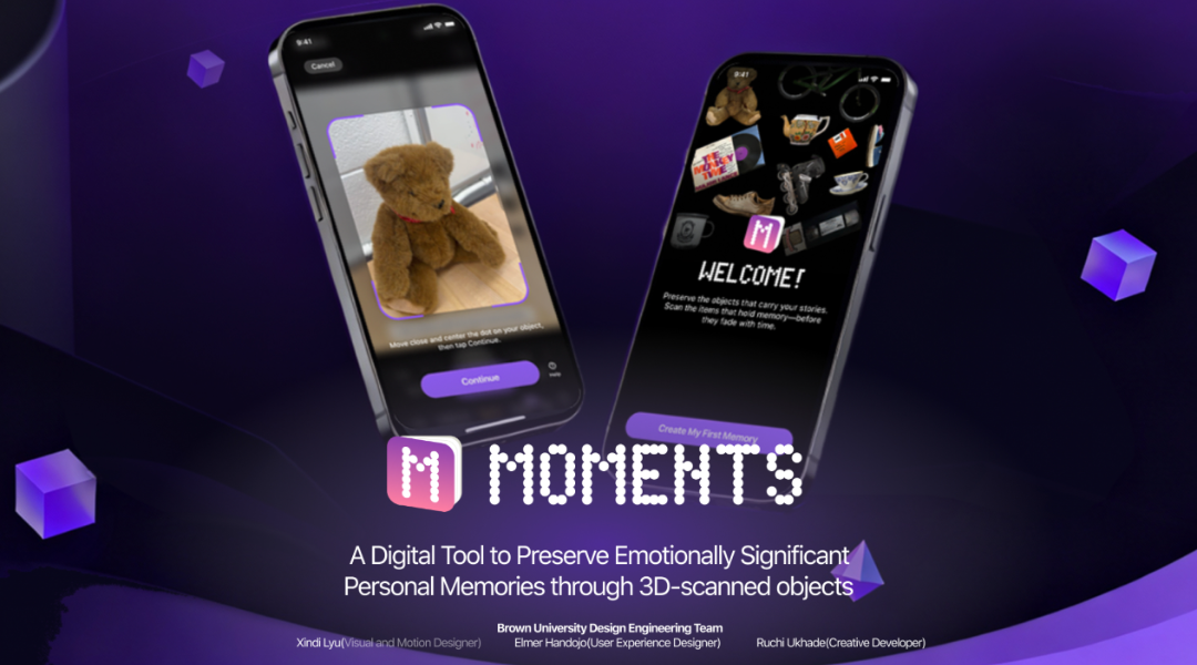 Indigo Design Award: Moments — Digital Memory Keepsake APP